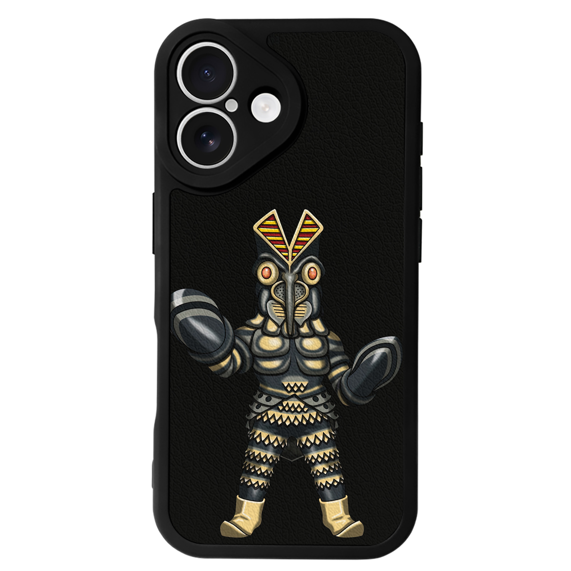 （画像用） ウルトラマン Ultraman 【iPhone 16シリーズ対応】シリコンスマホケース（レザー調） 材質：シリコン